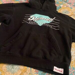 Diamond hoodie medium barley used
